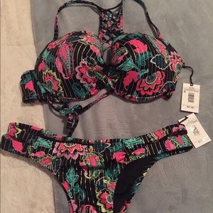 Floral tropical swimsuit